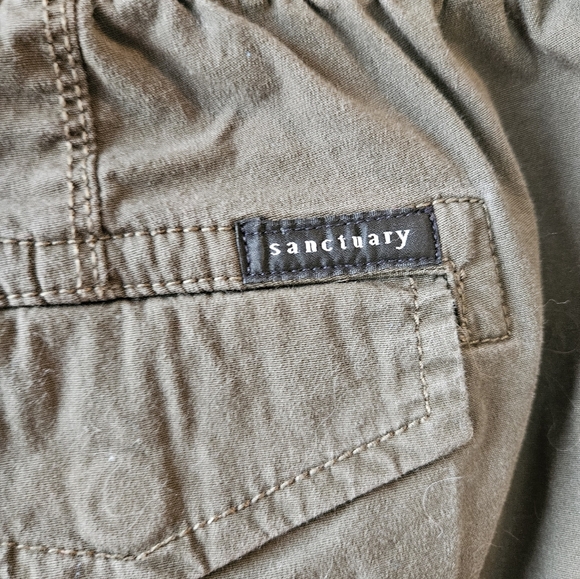 Sanctuary Olive Cropped Cargo Pants - Picture 4 of 6